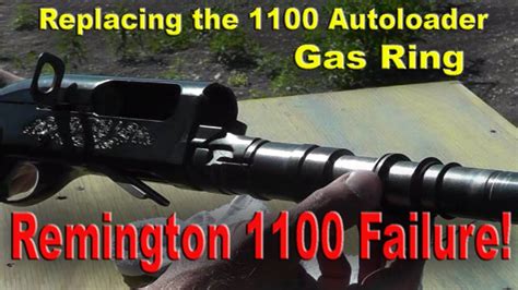 The Remington model 1100 semi automatic shotgun has a rubber o-ring that serves as the forward seal of the gas operation system. . Remington 1100 o ring problems